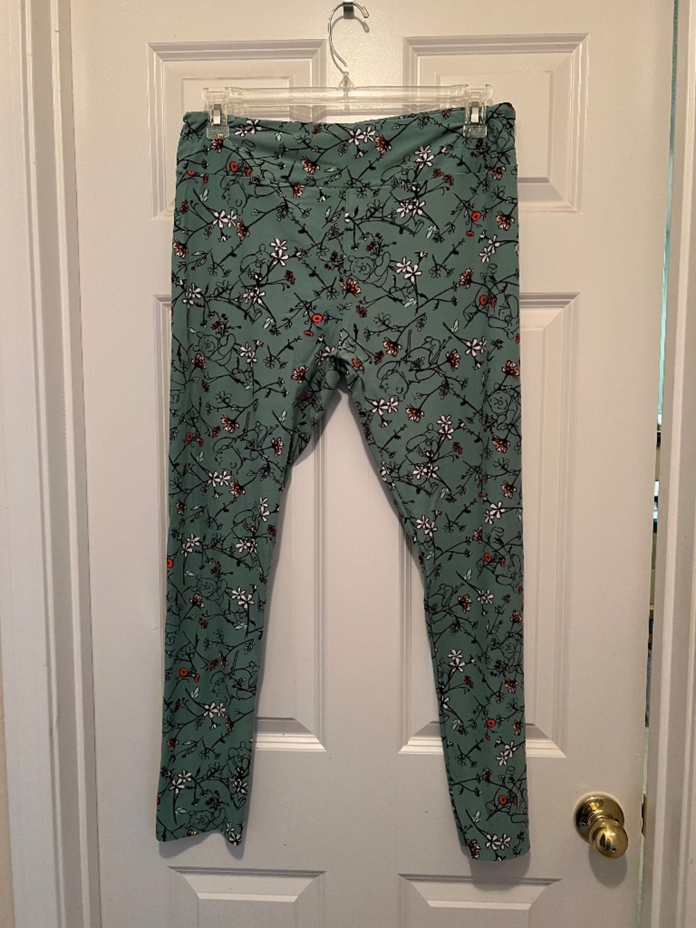 LuLaRoe TC Disney Leggings Pooh Bear
